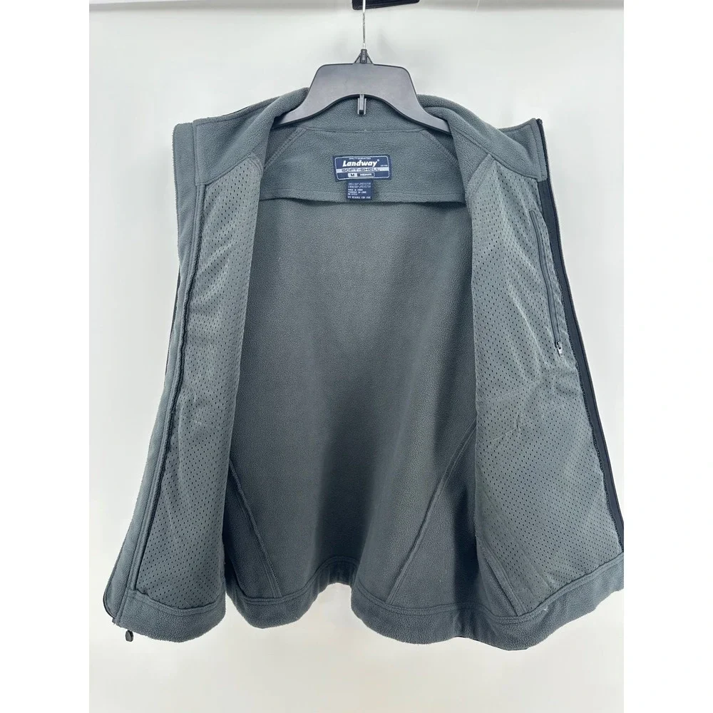 Landway Mens Soft Shell Jacket Black Volkswagen VW Fleece Lined Medium M
